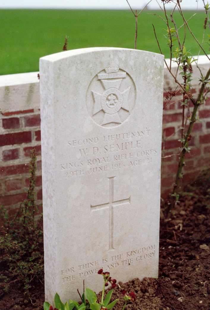 William Semple's grave