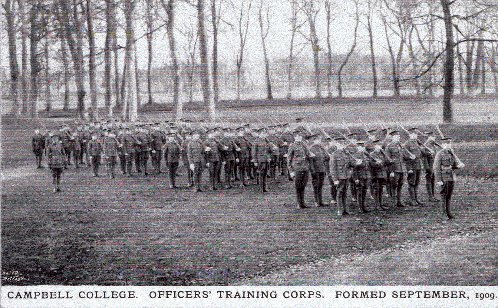 Officer Training Corps Sept 1909